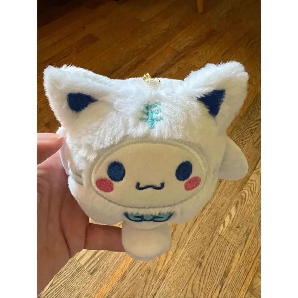 My Melody & Cinnamoroll Plush Keychain